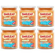Dania dla dzieci - Smileat Słoiczek z ekologicznymi małymi kawałkami makaronu z pomidorami po 10 miesiącu Zestaw 6 x 230 g Bio - miniaturka - grafika 1