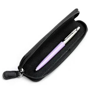 Zestaw prezentowy Parker Jotter Liliowy w czarnym etui - Zestawy piśmiennicze - miniaturka - grafika 1