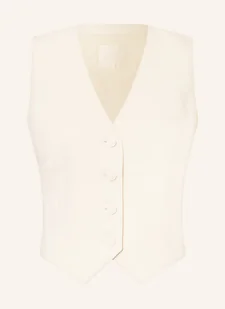 Guess Kamizelka Typu Blezer Theoline weiss - GUESS - Kamizelki damskie - miniaturka - grafika 1