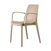 Krzesła - Scab Design Krzesło Ginevra ekologiczne - szare z podłokietnikami 2378 15 - miniaturka - grafika 1
