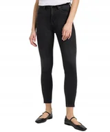 Spodnie damskie - Jeansy Lee Scarlett High Zip 112365074 True To Black W 30 / L 31 - miniaturka - grafika 1