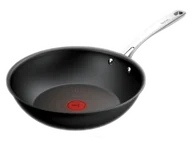 Patelnie - Wok TEFAL Excellence+ 28cm G3301902 Czarno-srebrny - miniaturka - grafika 1