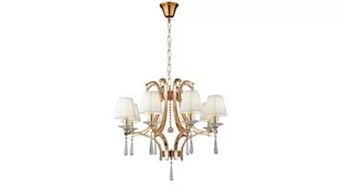 Lumina Deco Deco KLASYCZNY ŻYRANDOL KRYSZTAŁOWY ZŁOTY VENISIA W8 LDP 8810-8 (FGD) - Lampy sufitowe - miniaturka - grafika 1