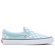 Trampki damskie - Buty Vans Color Theory Classic Slip-On VN0A7Q5DH7O1 - niebieskie - miniaturka - grafika 1