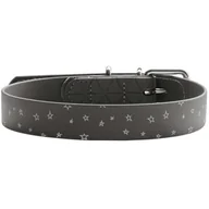 Obroże dla psów - Ecolife HUNTER OBROŻA DLA PSA CONVENIENCE REFLECT STARS CZARNA dł 35 szer 2cm - miniaturka - grafika 1
