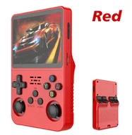 Konsole i gry retro - PRZENOŚNA KONSOLA R36S DO GIER RETRO 18000 GIER 64GB GAMEBOY MAGENTA - miniaturka - grafika 1