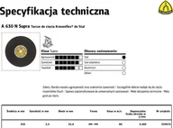Tarcze do pił - Klingspor TARCZA DO CIĘCIA METALU 350*2,5*25,4 A630N Supra K353324 - miniaturka - grafika 1