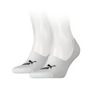 Skarpetki damskie - Skarpety unisex Puma ELEMENTS FOOTIES 2-PACK białe 90798202 - miniaturka - grafika 1