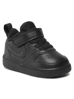 Buty dla dziewczynek - Nike Buty Court Borough Low 2 (Tdv) BQ5453 001 Czarny - grafika 1