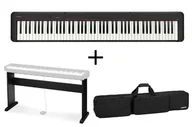 Instrumenty klawiszowe - Casio CDP-S100 BK + Statyw CS-46 + Pokrowiec SC-800  ♦ 30 DNI NA ZWROT ♦ GWARANCJA DOOR-TO-DOOR ♦ SZYBKA WYSYŁKA - miniaturka - grafika 1