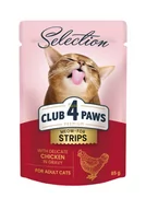 Mokra karma dla kotów - Club 4 Paws Mokra Karma Dla Dorosłych Kotów Kurczak W Sosie 85 g - miniaturka - grafika 1