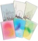 Zeszyty szkolne - TOP2000, Zeszyt A5 80K Kratka Top 2000 City/Grad Pakiet 5 Sztuk - miniaturka - grafika 1