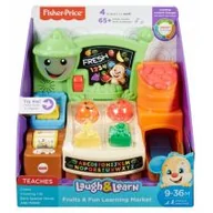 Zabawki interaktywne dla dzieci - Fisher Price Ucz się i śmiej Straganik Malucha FBM31 - miniaturka - grafika 1