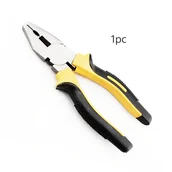 Inne - TEMU 1 szt. Wytrzymałe szczypce elektryka - Oszczędzające pracę płaskie ucho, wygodny antypoślizgowy chwyt i funkcja odkręcania , idealne do prac z - miniaturka - grafika 1