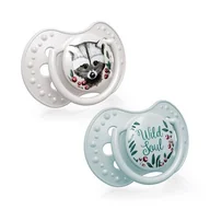 Smoczki uspokajające - Lovi Lovi Dynamiczny smoczek uspokajający 6-18 m-ce Wild Soul Boy - 2 szt. - miniaturka - grafika 1