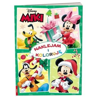 AMEET Miki Naklejam i koloruję NAK-9109 - Opracowanie Zbiorowe - Kolorowanki, wyklejanki - miniaturka - grafika 1