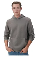 Bluzy męskie - MAVI BLUZA MĘSKA Z KAPTUREM KANGURKA SZARA MELANŻ XL 5DA - miniaturka - grafika 1