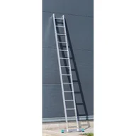 Drabiny - ALVE Aluminiowa jednoczęściowa drabina EUROSTYL, 1x14 szczebli, długość 3,98 m 558004 - miniaturka - grafika 1