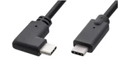 Kable USB - Kabel USB-C MicroConnect 1m, 3.2 Gen2, jeden koniec kątowy, 60 W, 10 Gb/s - miniaturka - grafika 1
