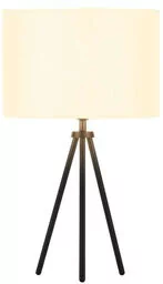 SLV - Fenda Tripod Lampa Stołowa Ø30 White/Black SLV - Lampy stojące - miniaturka - grafika 1