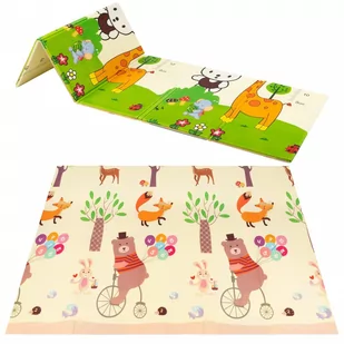 Dwustronna mata piankowa Springos 150x200 cm składana - Maty piankowe - miniaturka - grafika 2