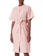 Koszulki i topy damskie - VERO MODA Damska koszulka Vmjily Ss Abk WVN Casual Dress, Spicy Orange/Stripes:snow White, M - miniaturka - grafika 1