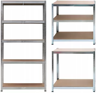 Regał Magazynowy Metalowy 150x75x30cm Mocny 875kg - Szafy i regały magazynowe - miniaturka - grafika 1