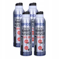 Problemy skórne - Bros, Spray Na Komary Kleszcze Meszki 50% Deet, 4szt. - miniaturka - grafika 1
