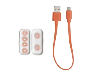JBL Tune Flex Ghost białe - Słuchawki - miniaturka - grafika 7