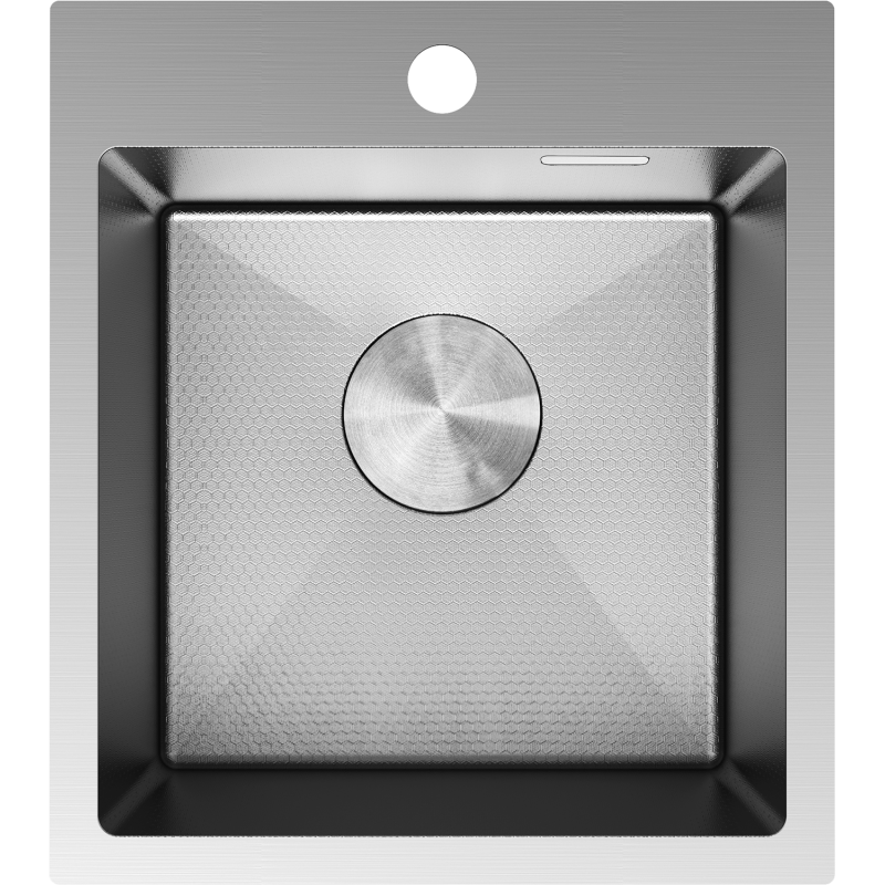 Mexen Solix zlewozmywak stalowy 1-komorowy 400 x 450 mm, inox HC - 6401401000-01HC