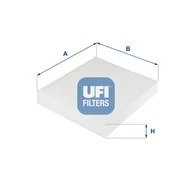 Filtry kabinowe - Filtr, wentylacja przestrzeni pasażerskiej UFI Filtry 53.254.00 - miniaturka - grafika 1