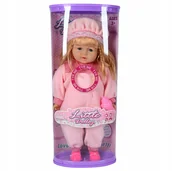 Lalki dla dziewczynek - Bobas Duża Lalka Jak Żywa 50Cm Księżniczka Długie Blond Włosy Śmieje Się - miniaturka - grafika 1