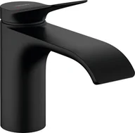 Baterie umywalkowe - Hansgrohe 75010670 Vivenis Jednouchwytowa bateria umywalkowa 80 z kompletem odp$243ywowym czarny matowy - miniaturka - grafika 1
