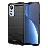 Etui i futerały do telefonów - Hurtel Carbon Case etui Xiaomi 12 Lite elastyczny silikonowy karbonowy pokrowiec czarne - miniaturka - grafika 1