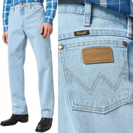 Spodnie męskie - Wrangler 13MWZ Bleach COWBOY CUT KLASYCZNE PROSTE SPODNIE JEANSOWE W34 L34 - miniaturka - grafika 1
