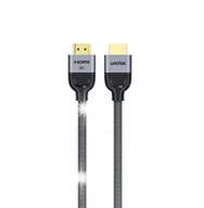 Kable komputerowe i do monitorów - Unitek Unitek przewód 8K LUX HDMI 2.1 oplot 3M - miniaturka - grafika 1
