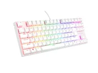 Klawiatury - DLA GRACZY GENESIS THOR 303 TKL US BIAŁA RGB MECHANICZNA SILENT SWITCH HOT SWAP  NKG-2063 - miniaturka - grafika 1