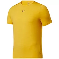 Koszulki męskie - Reebok Tech Style Activchill Move Dzianina Męska, Półsolarne złoto, L - miniaturka - grafika 1