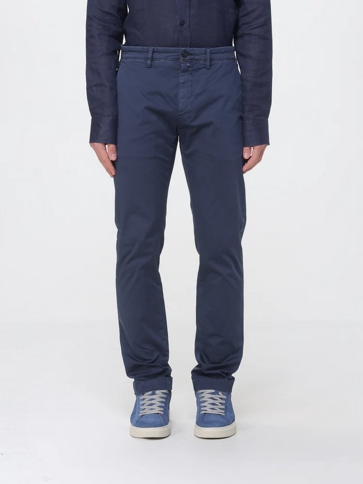 Spodnie męskie siviglia pantalone chino blue altro