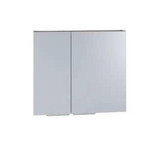 Szafka łazienkowa wisząca z lustrem Devo Vena Arte 2.0 80 cm lewa grey nordic wood VA2-SWL2DL80-F109L65 - Szafki łazienkowe - miniaturka - grafika 1