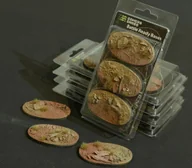 Akcesoria do gier planszowych - Gamers Grass: Bases Oval - Badlands 75 mm 3 szt. - miniaturka - grafika 1
