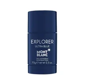 Dezodoranty i antyperspiranty męskie - Montblanc Montblanc Explorer Ultra Blue dezodorant w sztyfcie dla mężczyzn 75 ml - miniaturka - grafika 1
