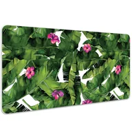 Podkładki pod mysz - Podkładka pod mysz i klawiaturę Hibiskus 100x50 cm, Dywanomat - miniaturka - grafika 1