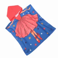 Okrycia kąpielowe dla dzieci - Cotton World Ponczo 60x120 DZ08 calineczka - miniaturka - grafika 1