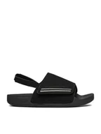 Buty dla chłopców - Quiksilver Sandały EO-POCHI SUEDE CQ10164TB Czarny - miniaturka - grafika 1