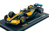 Samochody i pojazdy dla dzieci - BBURAGO McLAREN FORMULA 1 TEAM MCL36 #3 DANIEL RICCIARDO Z GABLOTK�� 38064 1:43 - miniaturka - grafika 1