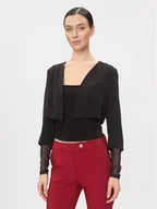 Marynarki i żakiety damskie - Rinascimento Bolerko CFC0116215003 Czarny Regular Fit - miniaturka - grafika 1
