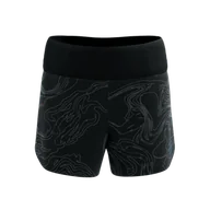 Spodnie sportowe damskie - COMPRESSPORT Spodenki biegowe damskie PERFORMANCE SHORT AURORA black/aurora - miniaturka - grafika 1