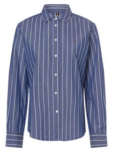 Tommy Hilfiger Bluzka damska Kobiety Bawełna niebieski w paski, 36 - Bluzki damskie - miniaturka - grafika 1