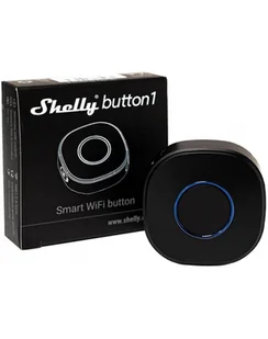 Shelly Button1 Color Black (M0000029) - Systemy inteligentnych domów - miniaturka - grafika 1